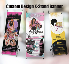 X Stand Display Banner
