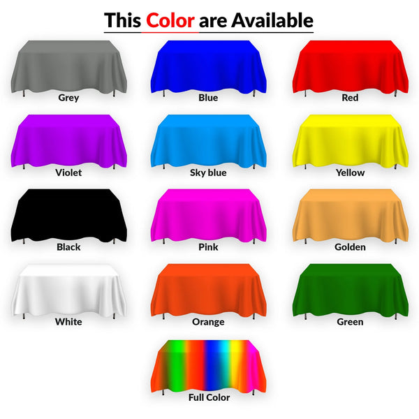 Custom Table Cover for Vendor Display Show