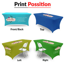 Custom Stretch Tablecloth For Pop Up Shop