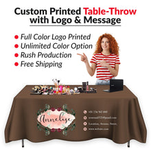 Custom Table Cover for Vendor Display Show