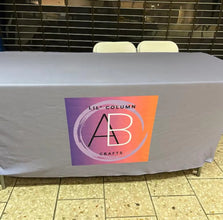Custom Stretch Tablecloth For Pop Up Shop